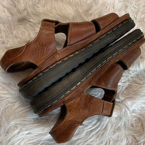 DR. MARTENS pebbled leather sandals Made in England size 13 - Picture 6 of 13